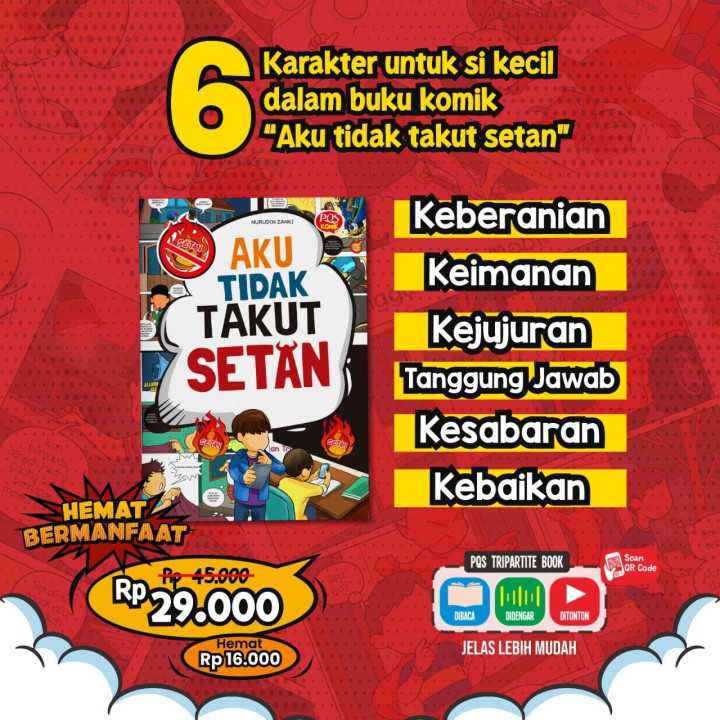 PO KOMIK “AKU TIDAK TAKUT SETAN