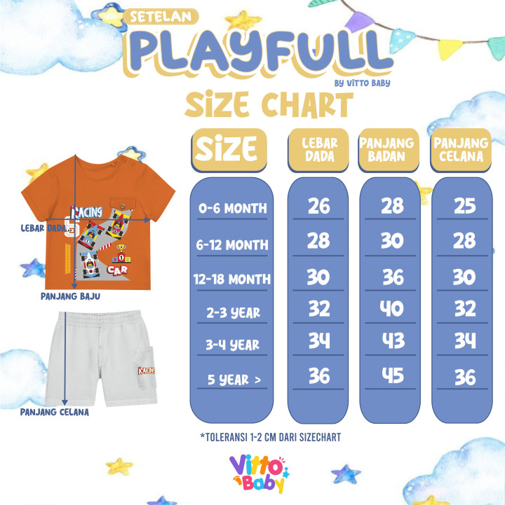PO SETELAN PLAYFULL BY VITTO BABY