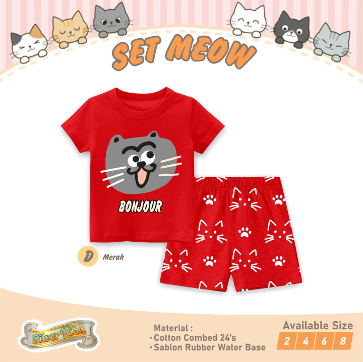 PO SET MEOW BY SILVER KIDS