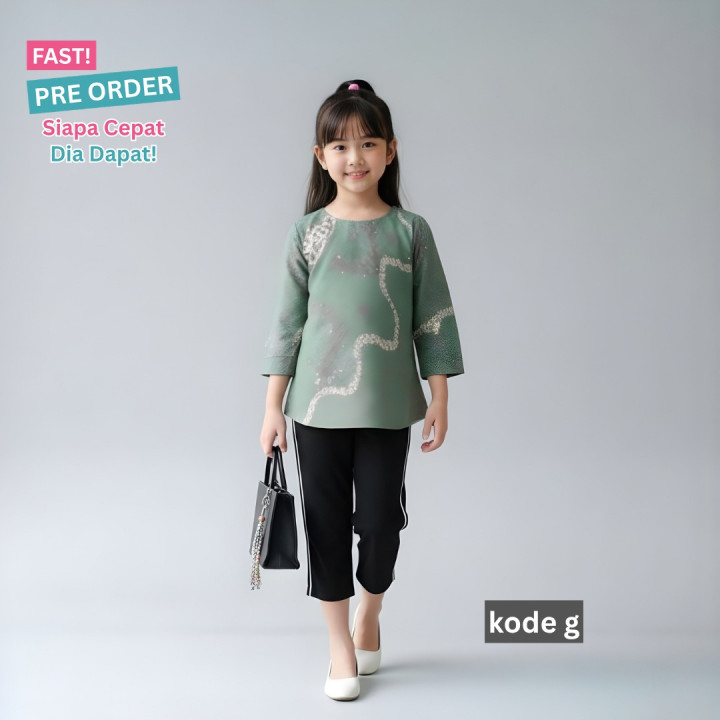 FAST PO ADEEVA BATIK ANAK PEREMPUAN