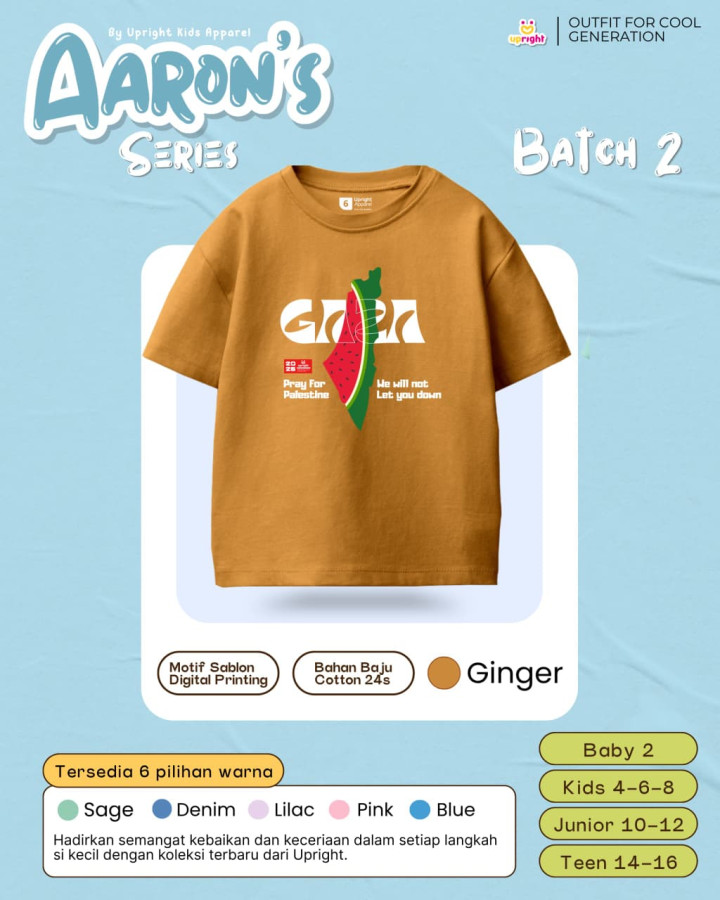 PO AARON'S SERIES BY UPRIGHT KIDS APPAREL 