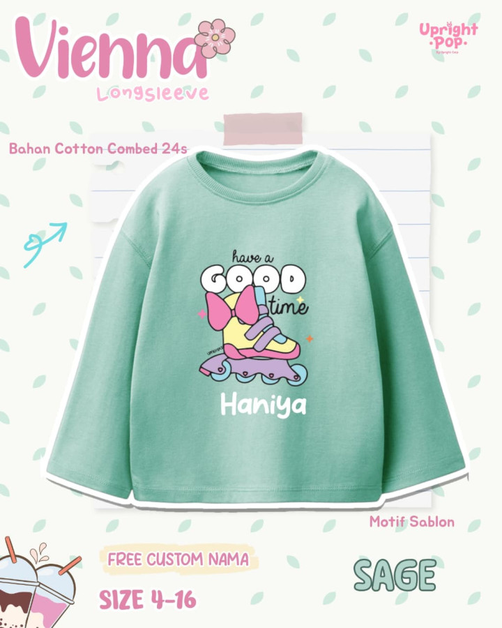 PO VIENNA LONGSLEEVE FREE CUSTOM NAME B2 BY UPRIGHT POP UP 