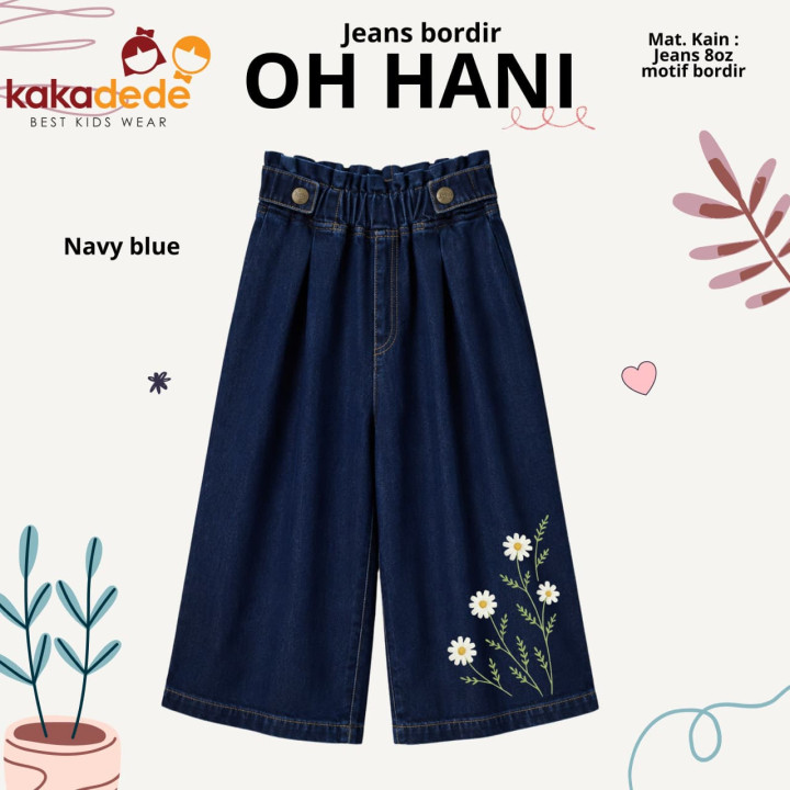 PO JEANS BORDIR OH HANI BY KAKADEDE
