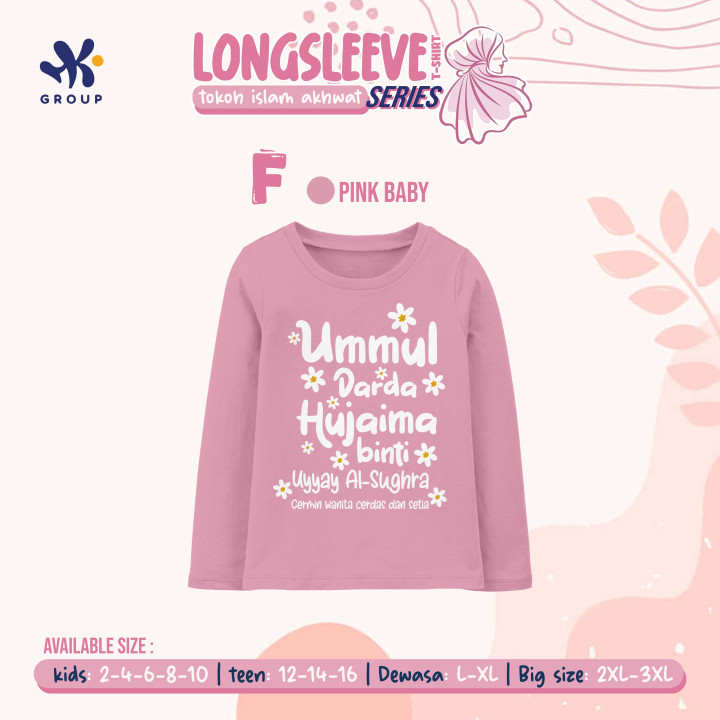 PO LONGSLEEVE TEE TOKOH ISLAM AKHWAT SERIS (KIDSTEEN) BY HK GROUP