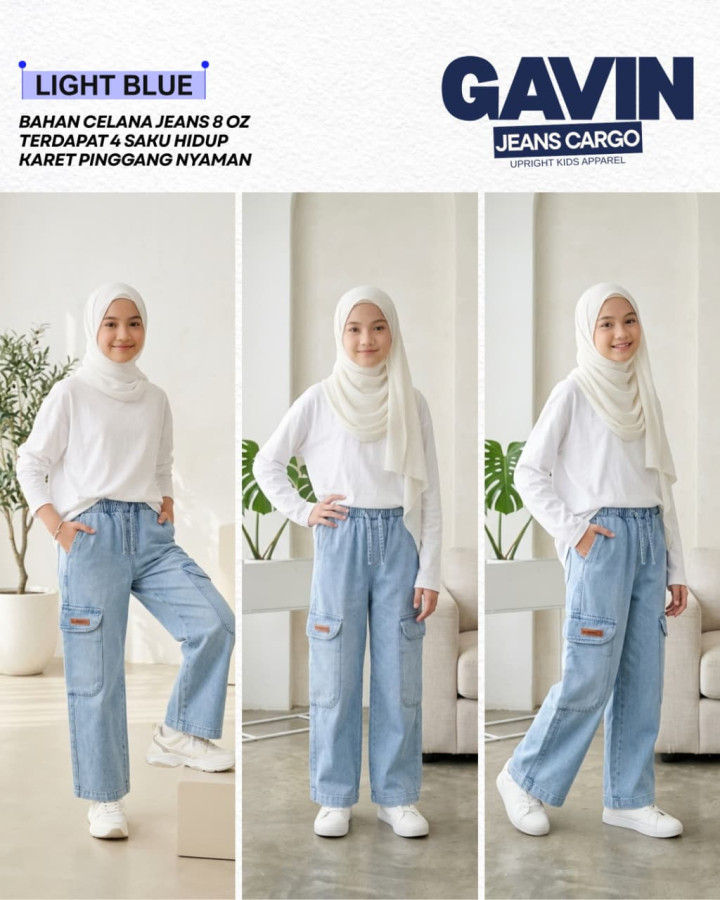 PO GAVIN JEANS CARGO BY UPRIGHT