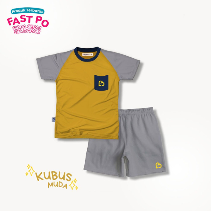FAST PO ITACHI SERI 2 SET T-SHIRT THREETONE