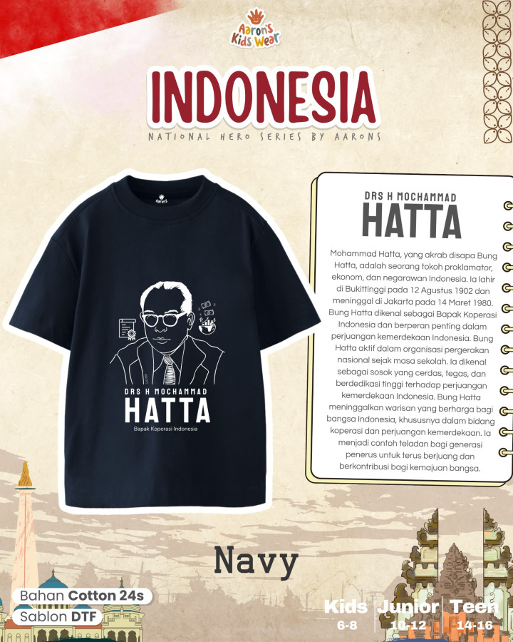PO INDONESIA NATIONAL HERO SERIES BY AARONS
