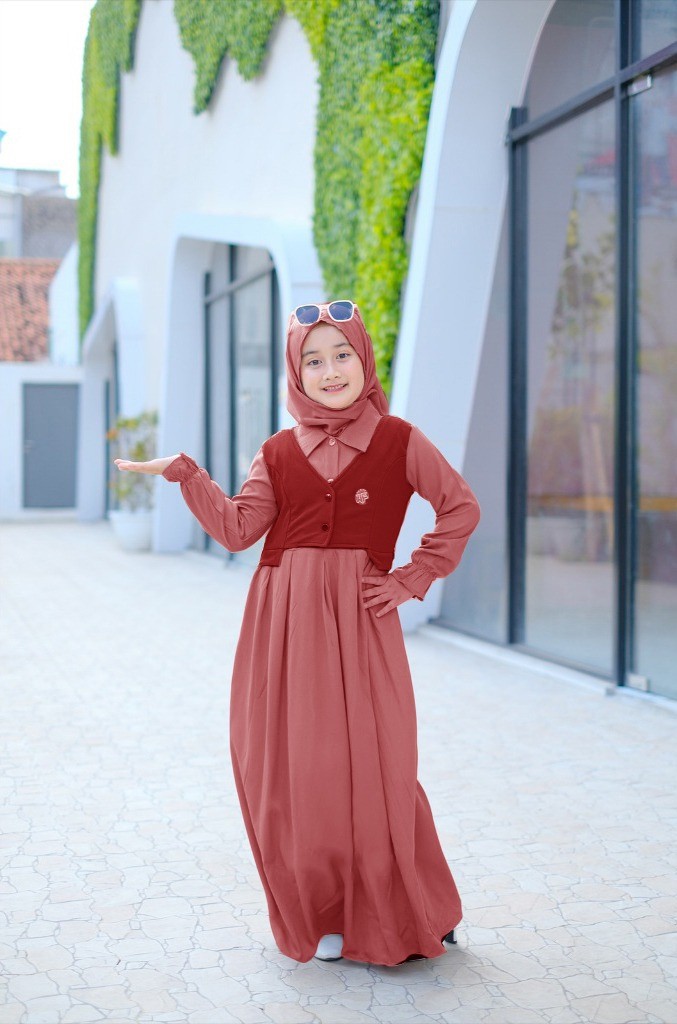 FAST PO ZAHWA LONG DRESS ONE SET