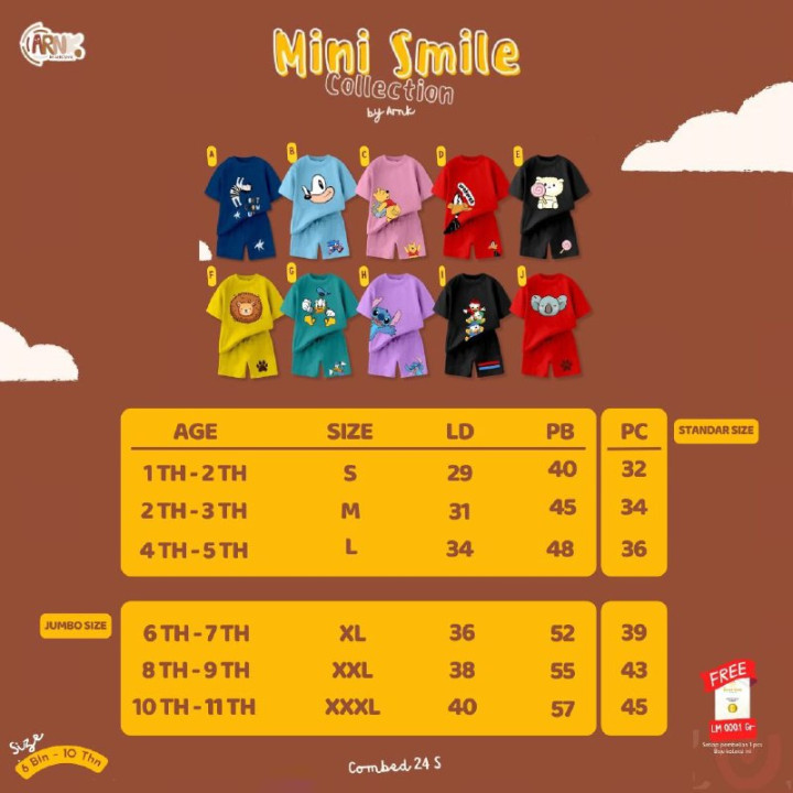 PO MINI SMILE COLLECTION BY ARNK