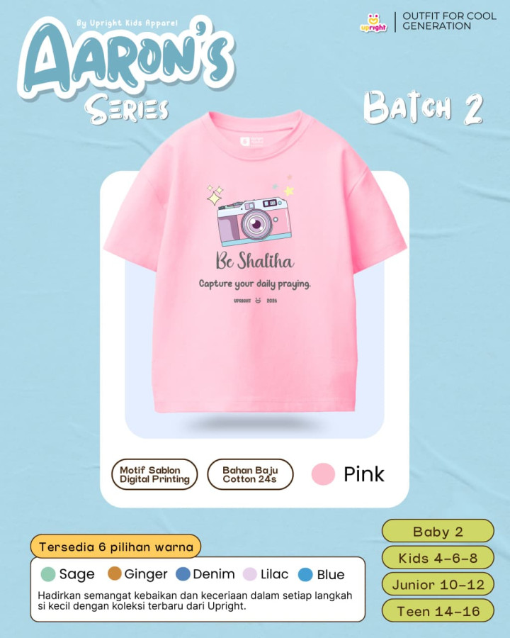 PO AARON'S SERIES BY UPRIGHT KIDS APPAREL 