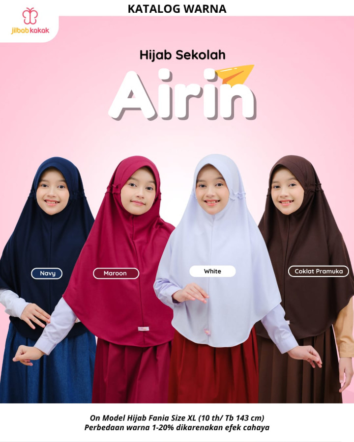 PO HIJAB SEKOLAH AIRIN BY BABYJAB