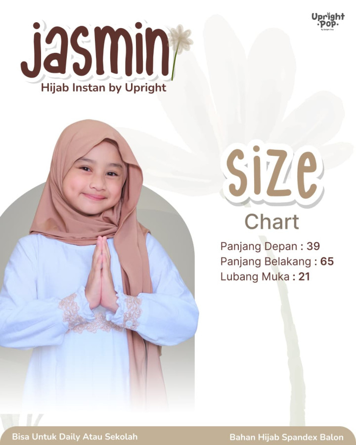 PO JASMIN HIJAB INSTAN BY UPRIGHT POP