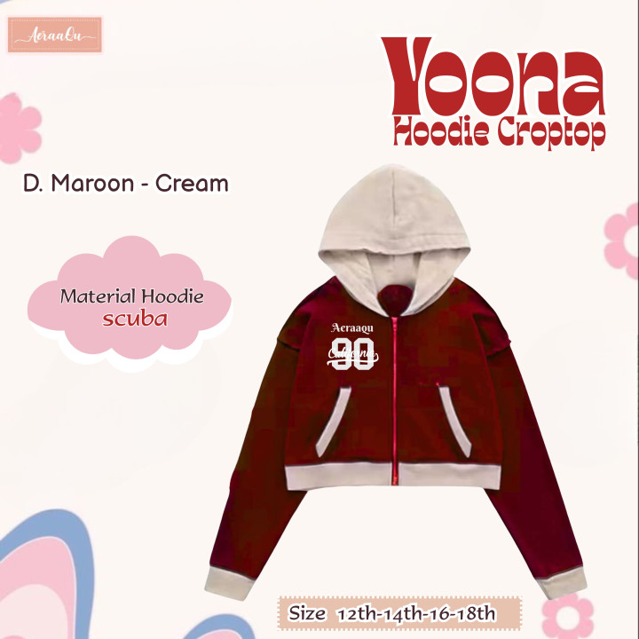 PO YOONA HOODIE CROPTOP BY AERAAQU