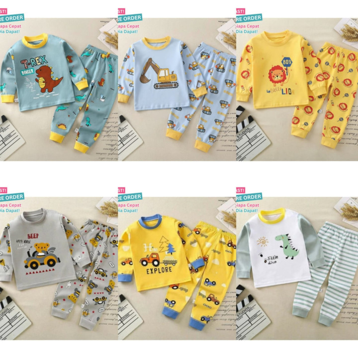 FAST PO HAPPY NAP TODDLER PAJAMAS (Series 2 )