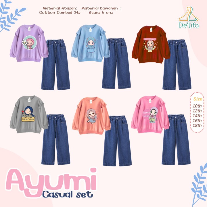 PO AYUMI CASUAL SET AINUN BY DE LIFA