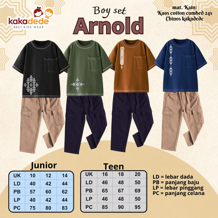 PO BOY SET ARNOLD (TEEN) BY KAKADEDE