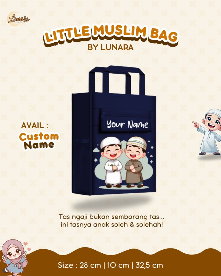 PO LITTLE MUSLIM BAG BY LUNARA