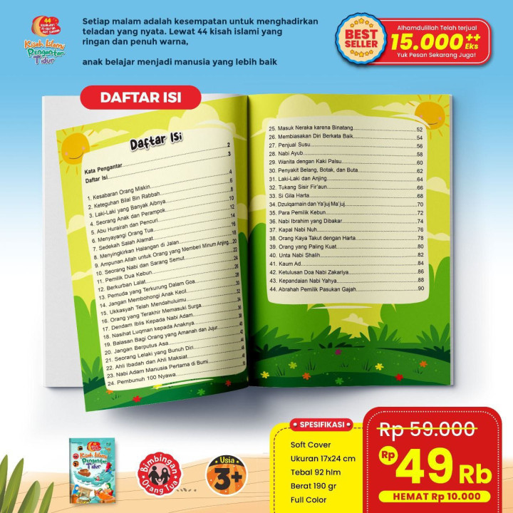 PO BUKU KISAH ISLAMI PENGANTAR TIDUR BY PQS