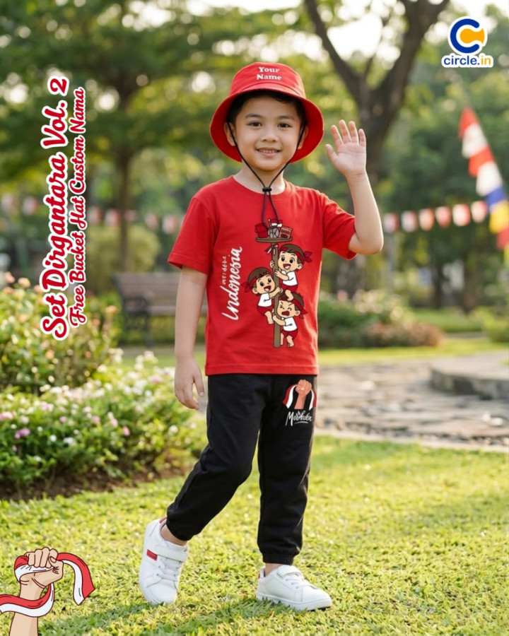 PO SET DIRGANTARA FREE BUCKET HAT CUSTOME NAME VOL 2 BY CIRCLE.IN