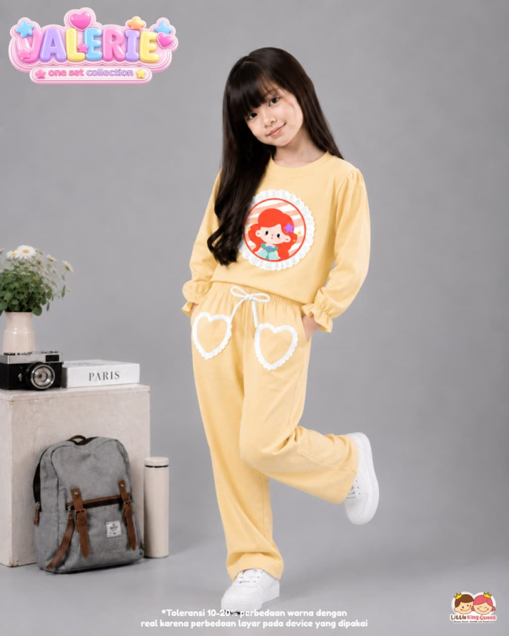 PO SET  VALERIE COLLECTION BY LITTLE KING QUEEN