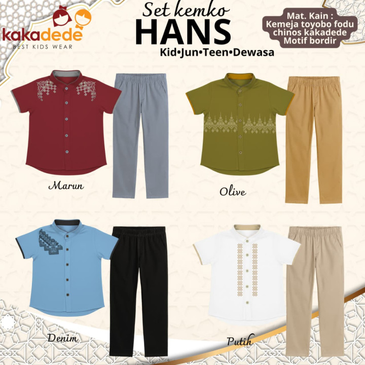 PO SET KOKO HANS BY KAKADEDE