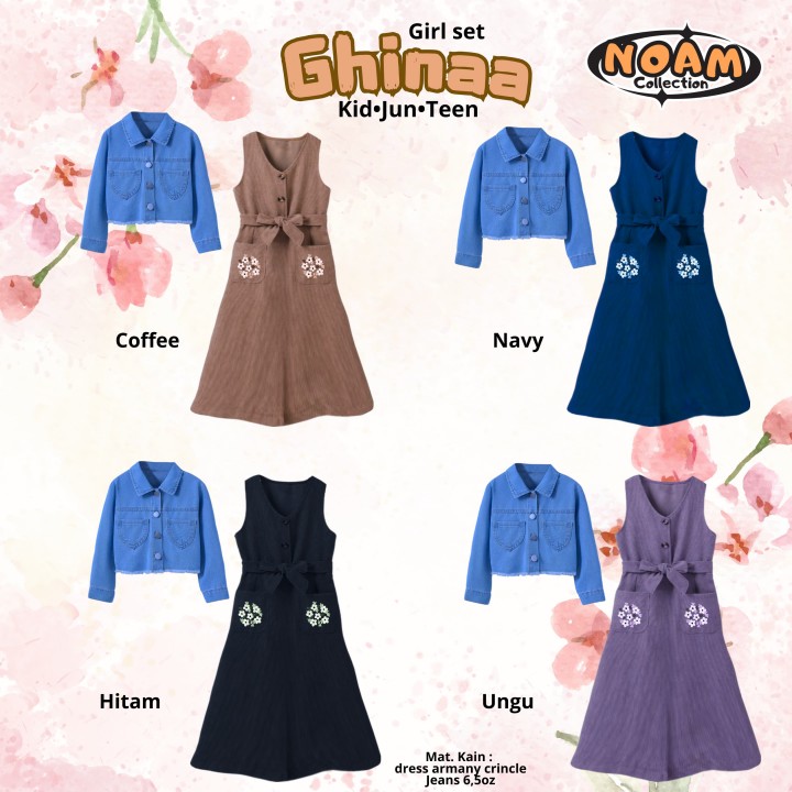 PO GHINAA (KIDS) GIRL SET BY NOAM