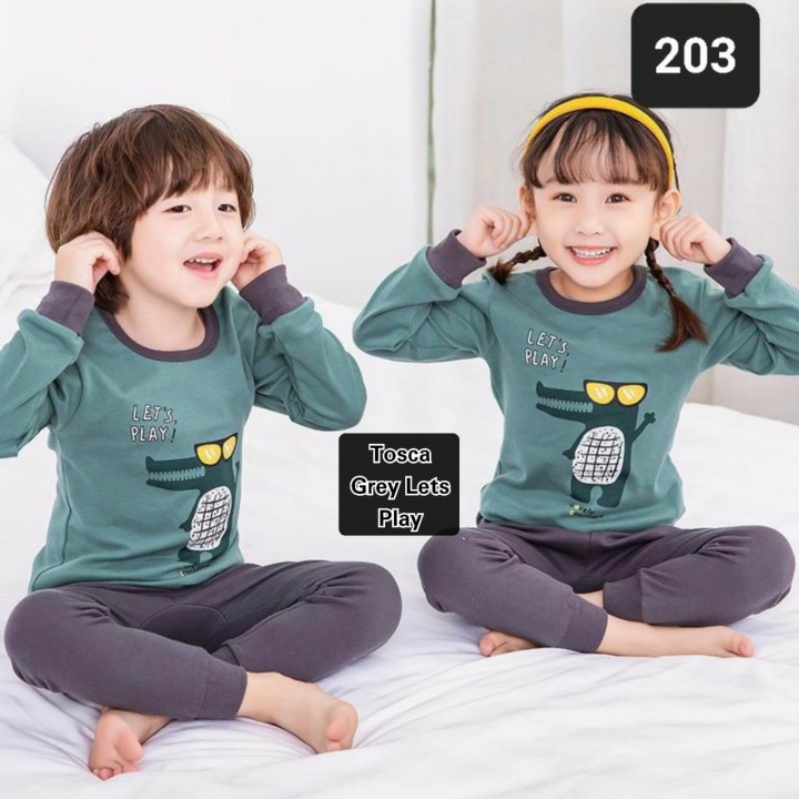 SERI 5 SHEYA PANJANG PANJANG SET PIYAMA ANAK