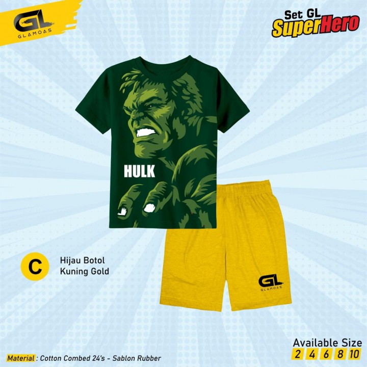 SET GL SUPERHERO BY GLAMOAS
