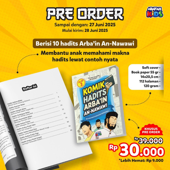 PO KOMIK HADITS ARBAIN AN-NAWAWI JILID 2