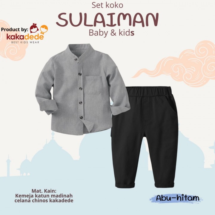 SET KOKO SULAIMAN BABY & KIDS BY KAKADEDE