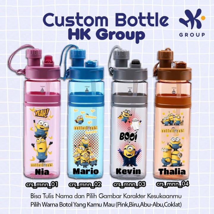 CUSTOM BOTTLE MINUM 2IN1 PACKING PLASTIK BATCH 2