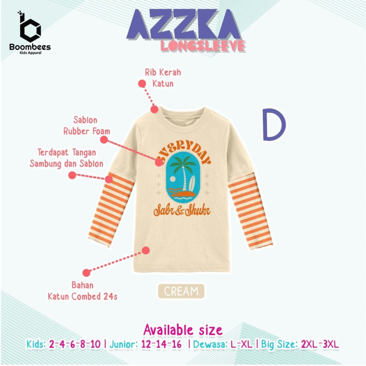 PO AZZKA LONGSLEEVE BY BOOMBEES