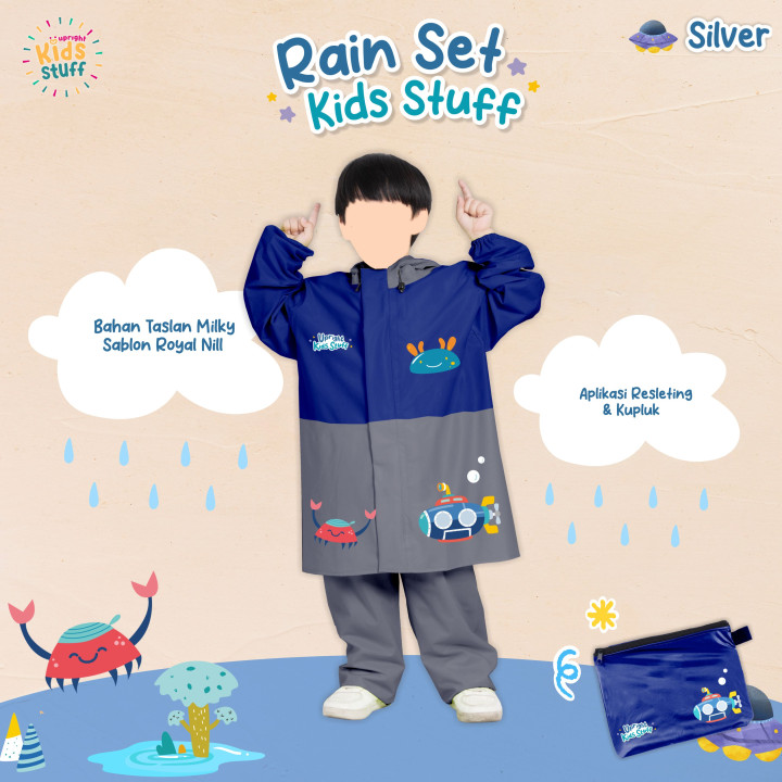 PO RAIN SET BY UPRIGHT KIDS STUFF