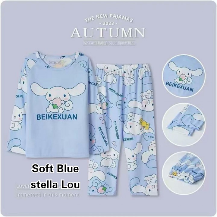 SERI 6 MOOSE PANJANG PANJANG SET PIYAMA ANAK