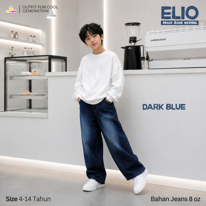 PO ELIO BAGGY JEANS WASHING BY UPRIGHT