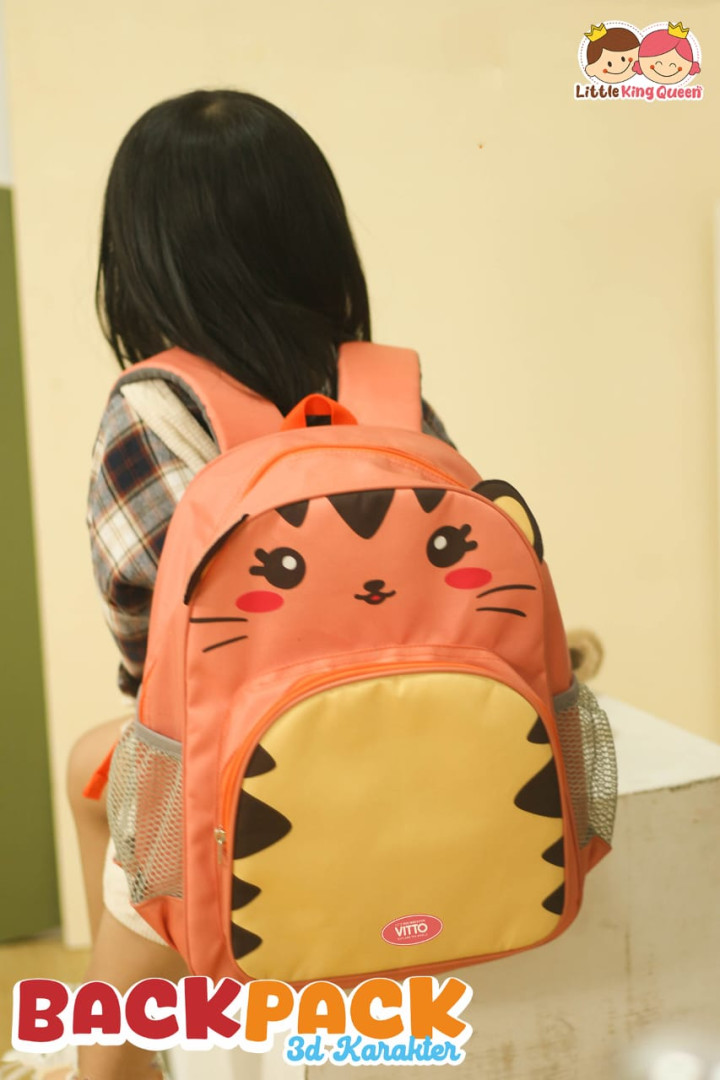 PO BACK PACK 3D KARAKTER BY LITTLE KING QUEEN