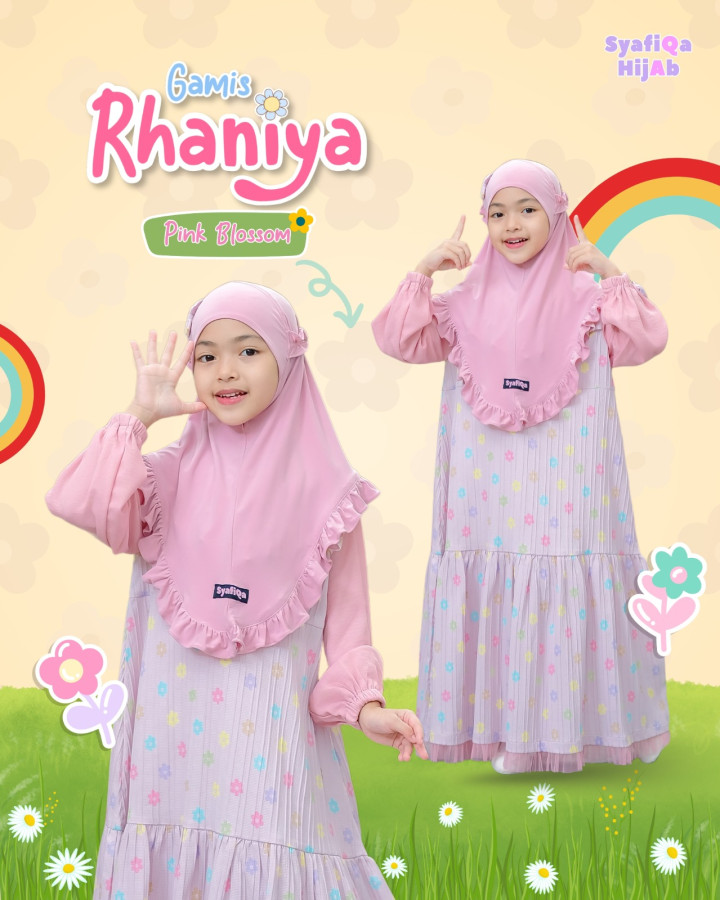 PO GAMIS RHANIYA SET BY SYAFIQA HIJAB