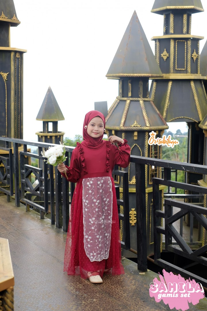 PO GAMIS SET SAHILA BY (BABY & KIDS) ORISABILAQU