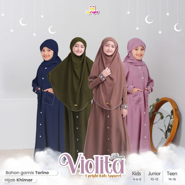 PO ABAYA VIOLITA BY UPRIGHT KIDS APPAREL