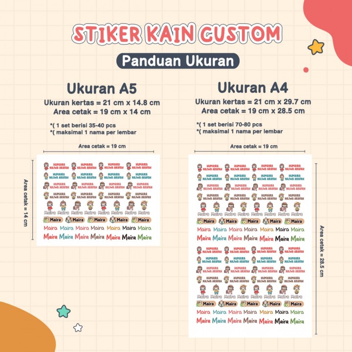 PO STIKER KAIN CUSTOM NAMA MGL