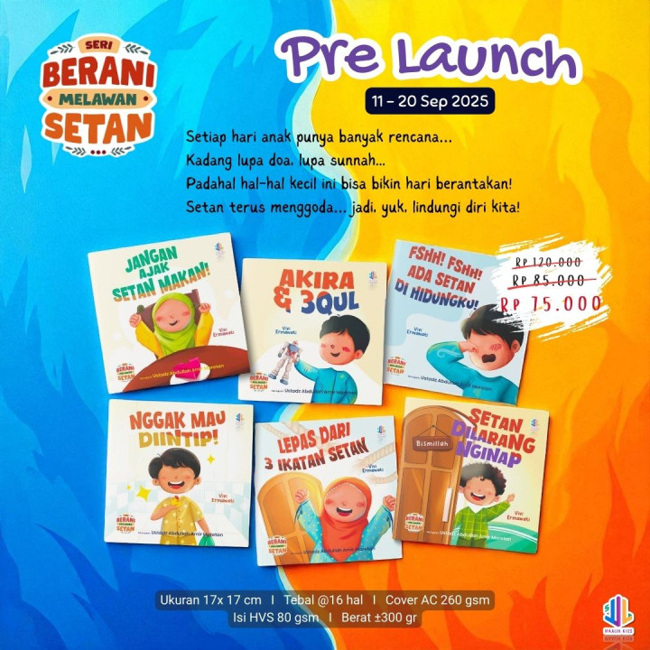 PO BUKU SERI BERANI MELAWAN SETAN BY MAALIK KIDS