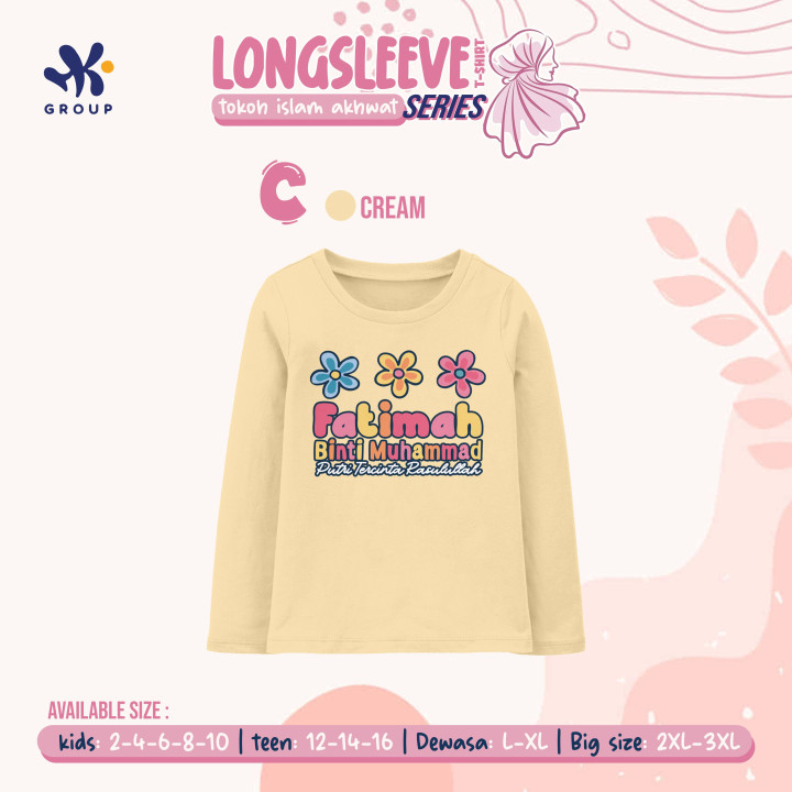 PO LONGSLEEVE TEE TOKOH ISLAM AKHWAT SERIS (DEWASA BIG SIZE) BY HK GROUP