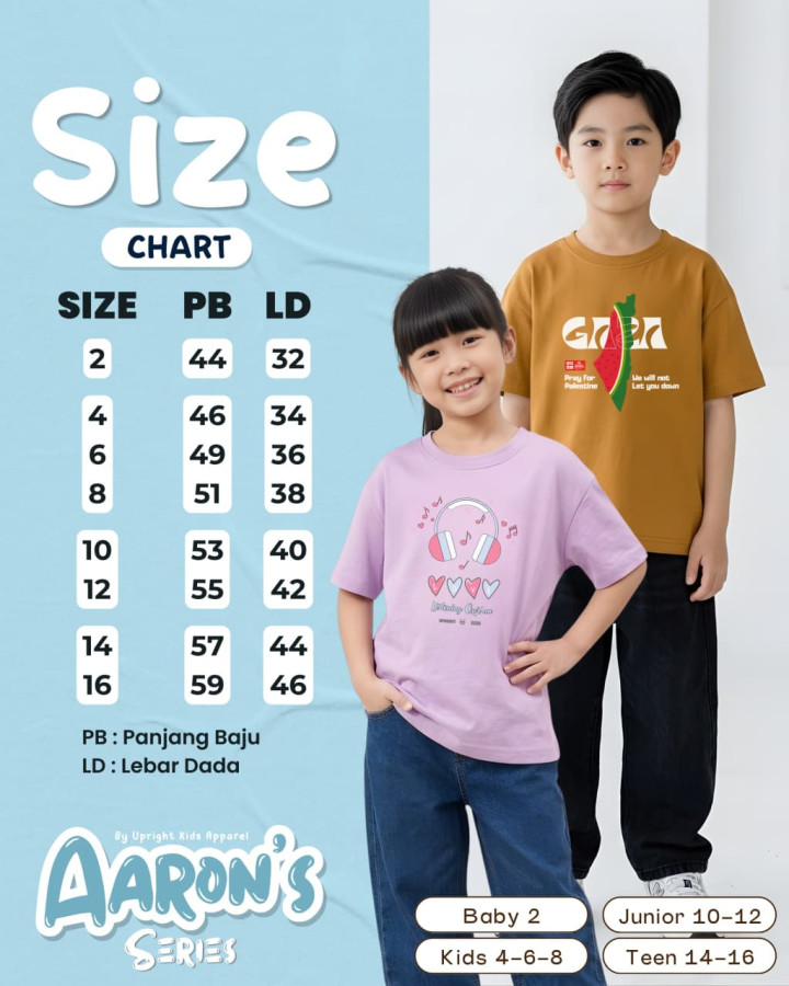PO AARON'S SERIES BY UPRIGHT KIDS APPAREL 