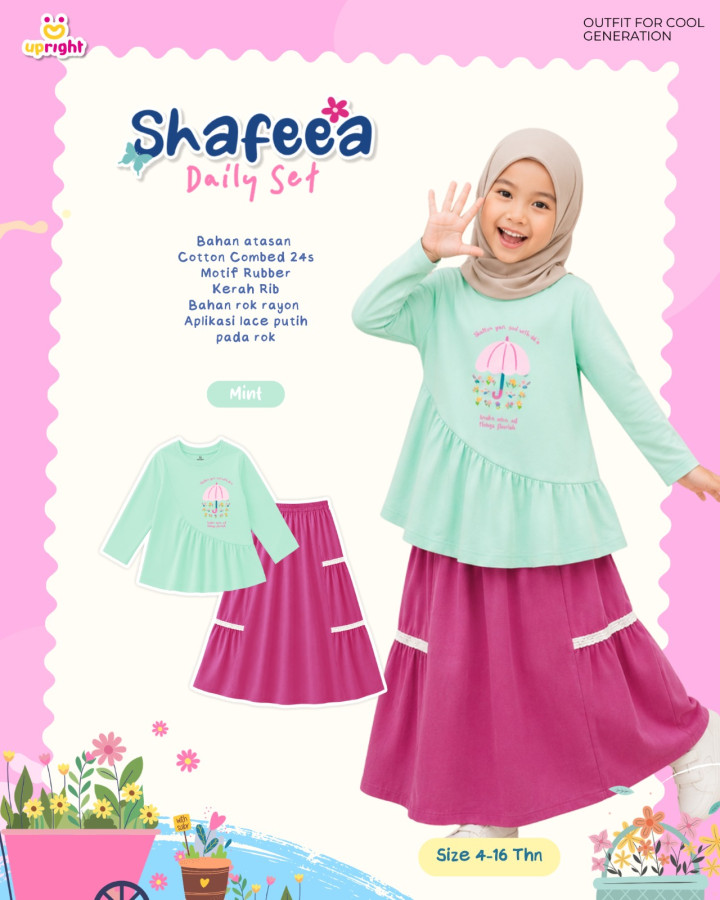 PO SHAFEEA DAILY SET BY UPRIGHT 