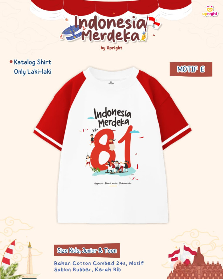 PO INDONESIA MERDEKA SERIES 2026 TSHIRT BY UPRIGHT