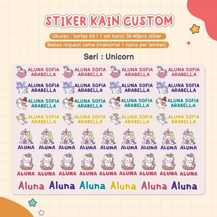 PO STIKER KAIN CUSTOM NAMA MGL