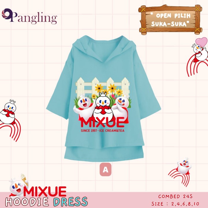 MIXUE HOODIE DRESS BY OPANGLING