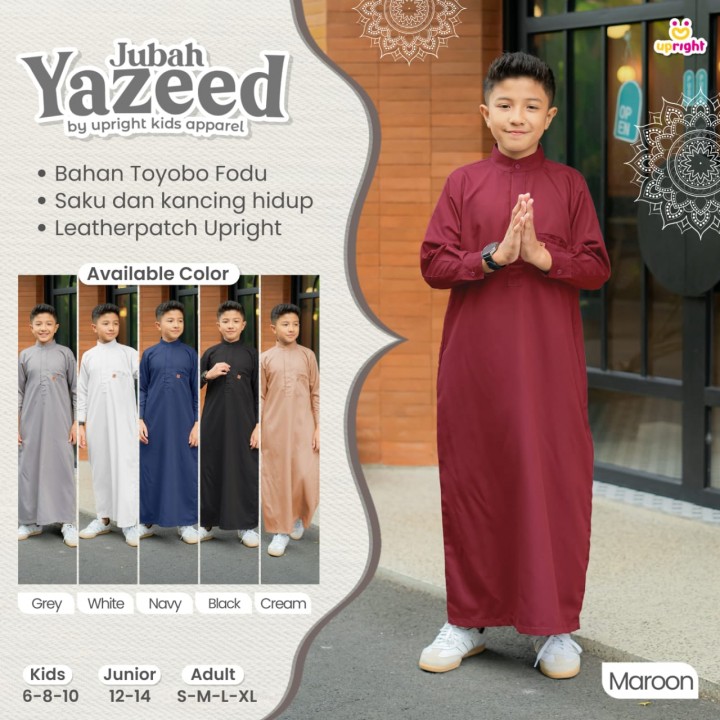 PO JUBAH YAZEED KIDS JUN BY UPRIGHT KIDS APPAREL