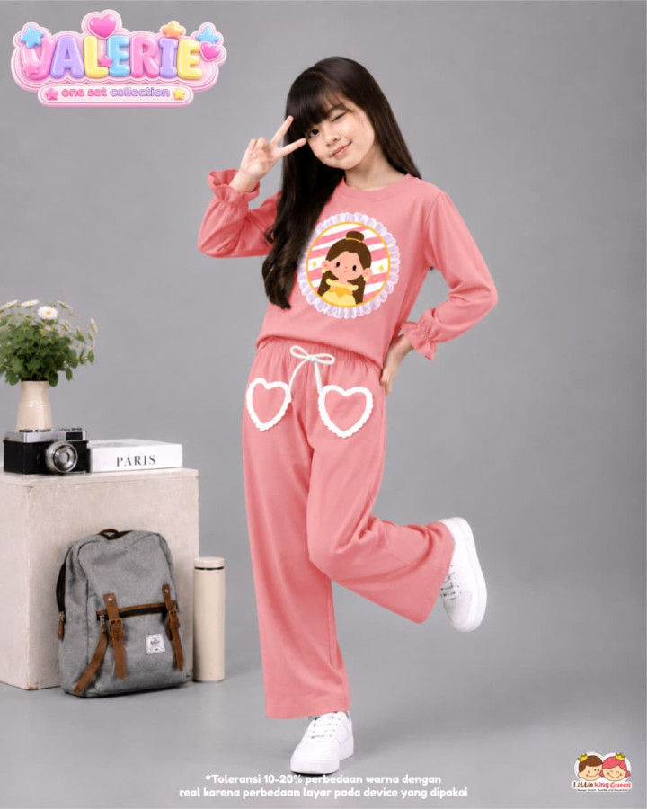PO SET  VALERIE COLLECTION BY LITTLE KING QUEEN