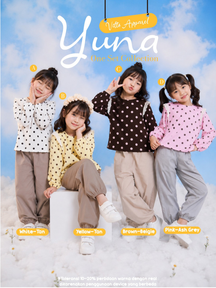 PO YUNA ONE-SET POLKADOT BY VITTO APPAREL
